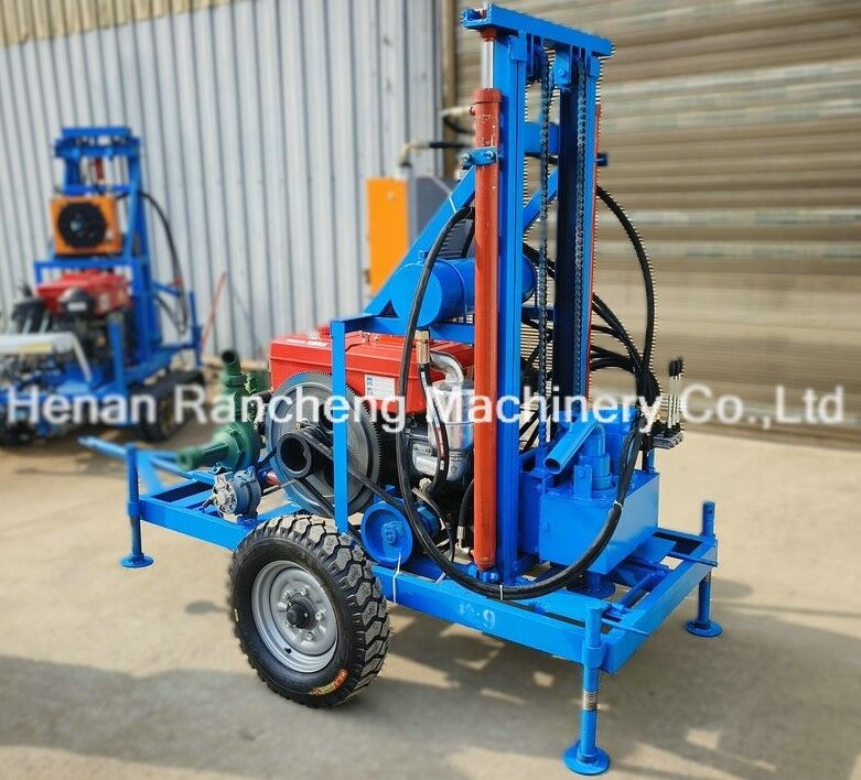 150m Độ sâu khoan Máy khoan giếng nước di động với đường kính lỗ khoan 450mm