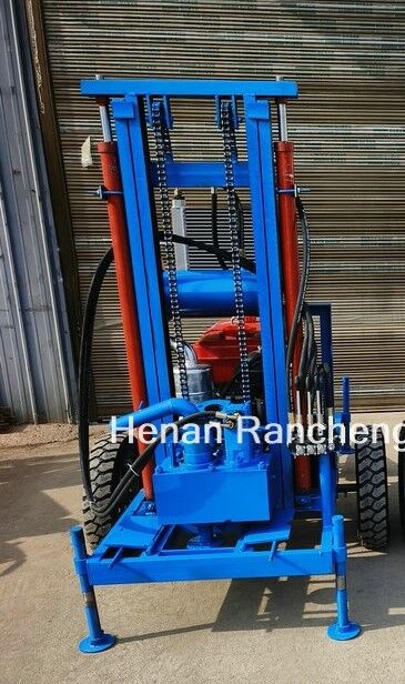 150m Độ sâu khoan Máy khoan giếng nước di động với đường kính lỗ khoan 450mm