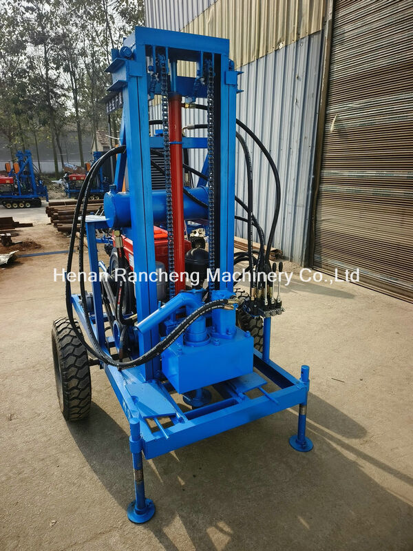 150m Độ sâu khoan Máy khoan giếng nước di động với đường kính lỗ khoan 450mm