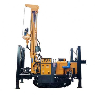 Máy khoan giếng nước khí nén 200m Crawler 58KW Động cơ diesel