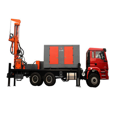 Xe tải khoan giếng nước sâu 200m Xe tải 6x4 266HP Động cơ xe tải