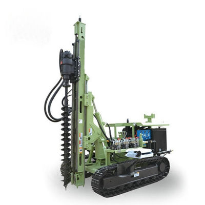 Máy điều khiển đống năng lượng mặt trời thủy lực 56KW Khả năng chủ 20m - 120m Độ sâu khoan