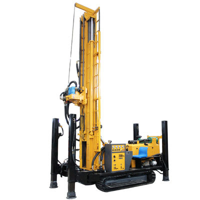 Máy khoan giếng nước được gắn trên crawler 91KW Động cơ 55r/min - 115r/min Tốc độ xoay