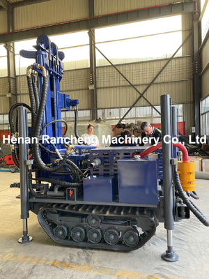 Máy khoan giếng nước nhỏ quay 180m DTH khí và bùn bơm
