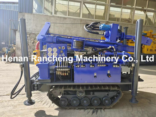 Máy khoan giếng nước 180m Hydraulic Crawler Mounted Borehole Rotary Blasting