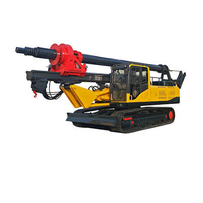 35m Depth Crawler Mounted Rotary Water Well Drilling Rig 154KW Sức mạnh động cơ