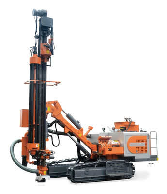 Độ sâu khoan 23m Đường dẫn thủy lực DTH khoan giàn 125HP Động cơ diesel