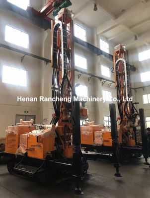 Crawler loại 150m độ sâu khoan đa chức năng kỹ thuật khoan Rig với 125KW Cu-mmins động cơ