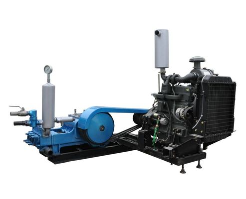 600 L/min Tỷ lệ dòng chảy Máy bơm bùn khoan nhỏ 110mm Piston Stroke 55kw Điện năng