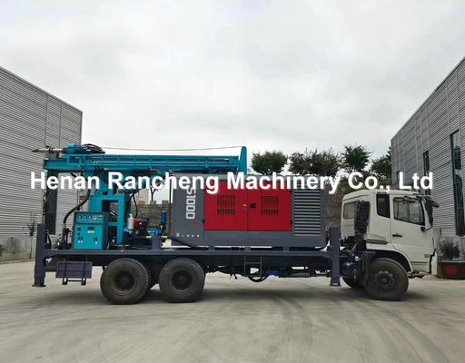 Máy khoan giếng nước thủy lực đầy đủ lỗ khoan sâu 500m xe tải gắn trên giếng nước khoan giếng