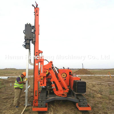 RC260Y Máy khoan đống Photovoltaic Crawler Hydraulic Helical Solar Pile Driver