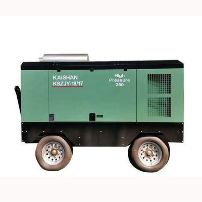 18m3/Min Bán 1.7Mpa áp suất khoan loại máy nén không khí 80L dung lượng dầu