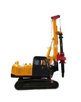 Thiết bị khoan xoay được gắn trên máy trượt 190KW Sức mạnh động cơ 60m Độ sâu đống