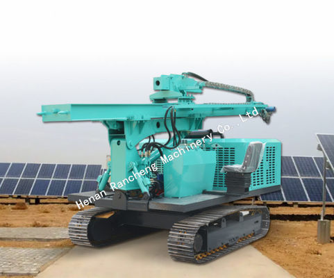 Xây dựng mặt đất Photovoltaic Hydraulic Crawler Solar Pile Driver RC240Y Hydraulic Ramming Solar Pile Machine