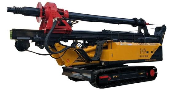 Máy khoan xoay nhỏ thủy lực 15m Độ sâu khoan 110KW Động cơ diesel