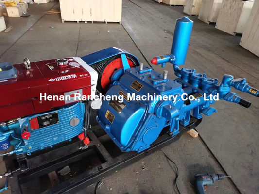 100mm Piston Stroke 65mm Đường kính xi lanh máy bơm bùn khoan với động cơ Changchai 28HP