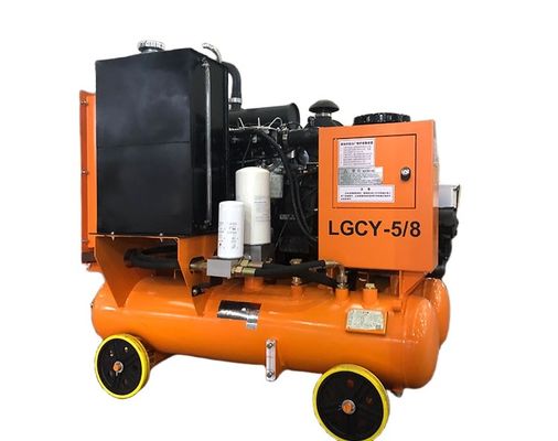 LGCY - 5 / 8 36.8kw máy nén khoan khí 8 bar áp suất làm việc động cơ diesel