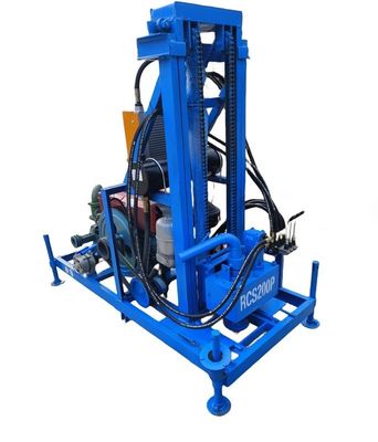 100mm - 450mm Dia Máy khoan nước di động 150m Độ sâu với hai bánh