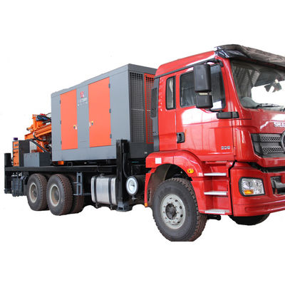 Xe tải khoan giếng nước 260m Độ sâu 155KW Trách hàng Động cơ xe 20T Trọng lượng