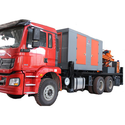 RCF200T Máy khoan giếng nước thủy lực / 200m Xe tải gắn giếng nước / 6X4 Xe tải gắn giếng