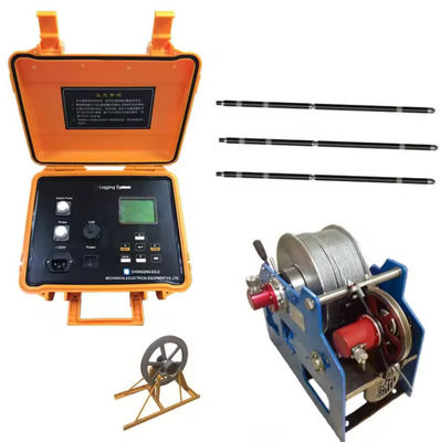 500m Động tay Geophysical Borehole Logging Thiết bị ghi hồ nước Thiết bị ghi hồ nước cho máy dò nước