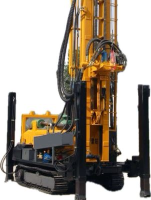 Deep Hydraulic Borehole DTH Water Well Drilling Crawler Type 350m Rig khoan