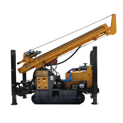 Crawler gắn RCF350C 350m Deep Water Well Drilling Rig Máy khoan giếng nước thủy lực dễ vận hành