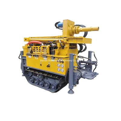 Máy khoan giếng nước Mini Portable Crawler với máy bơm bùn và máy nén không khí