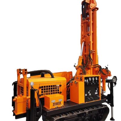 Hiệu suất khoan cao 150m Diesel Deep Hydraulic Drilling Rig Mountain And Rock Water Well Drilling Rig Machine