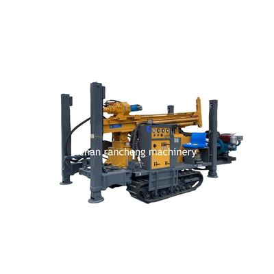 Max 200m độ sâu thủy lực Crawler nước giếng khoan Rig với 58KW động cơ diesel