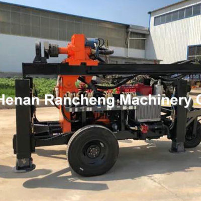 Máy khoan giếng nước bánh xe lướt lướt thủy lực đá đất khoan DTH công cụ