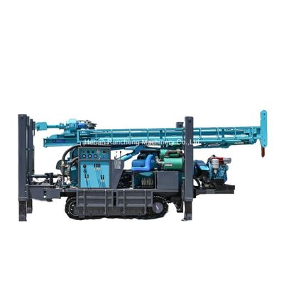 Máy khoan giếng nước thủy lực 300m sâu crawler gắn với 85KW diesel