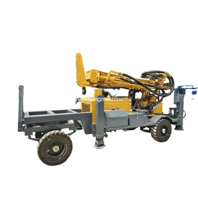 RCF220W Máy khoan giếng nước gắn bánh thủy lực với động cơ diesel 65KW