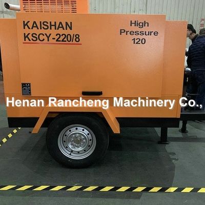 KSCY220/8 máy nén không khí 75HP động cơ diesel máy nén không khí di động