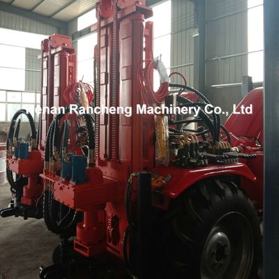 200m Máy kéo gắn máy quay nước giếng khoan máy khoan đất
