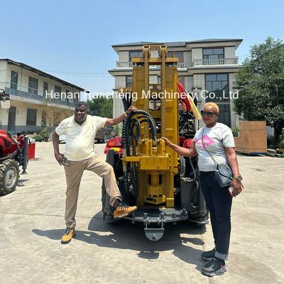 200m khoan khoan máy kéo gắn nước khoan khoan