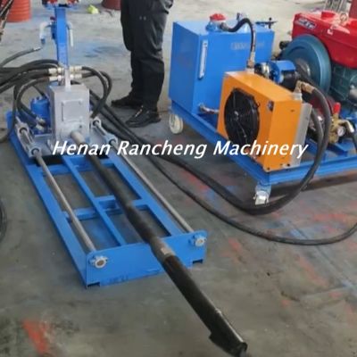 Độ sâu khoan 60-80m Máy khoan đẩy thủy lực với động cơ diesel 32HP