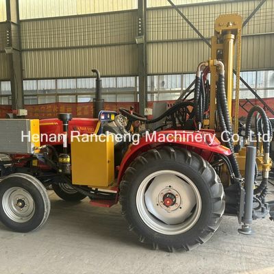 Máy khoan được gắn trên xe kéo có khả năng khoan 200m Độ sâu giếng nước khoan giếng