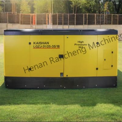 25bar 1107cfm Diesel vít máy nén không khí cho giếng nước với 400hp Yuchai