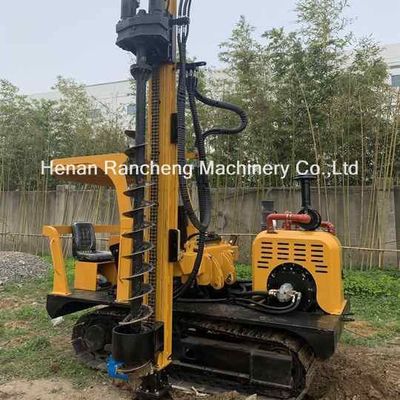 Máy điều khiển đống năng lượng mặt trời với Máy Ramming Crawler Frame Post 6m