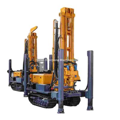 180m Depth Crawler Hard Rock Water Well Drilling Rig Với động cơ 55KW