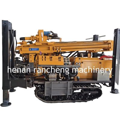 55KW sức mạnh 180m sâu Crawler gắn máy khoan giếng nước