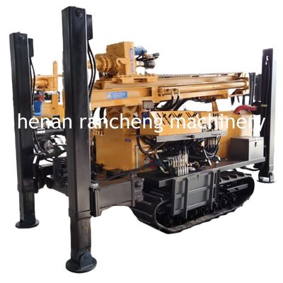 Độ sâu đá cứng 180m Hydraulic Leg Crawler Water Well Drilling Rig