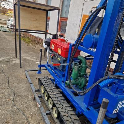 Máy khoan giếng nước di động 160m được trang bị động cơ 35HP