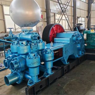 BW1200 Máy bơm piston hoạt động đôi hai xi lanh Máy bơm bùn truyền hai tốc độ