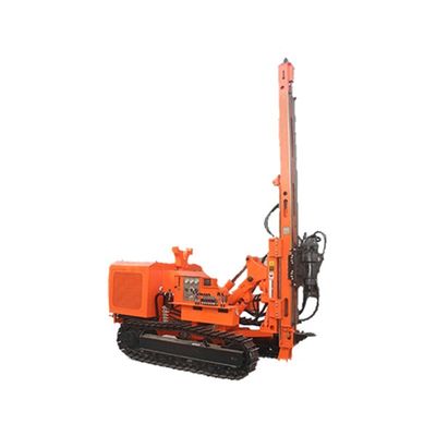 84KW Crawler được gắn trên ổ cắm năng lượng mặt trời 4 xi lanh 20 - 100m Độ sâu khoan