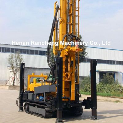 Máy khoan giếng nước điều chỉnh áp suất thích ứng sâu 350m DTH Rig