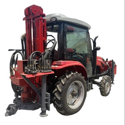 260m 4500kg Máy khoan giếng nước thủy lực với lực nâng 12t