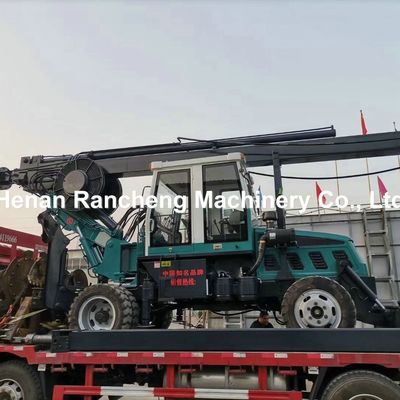 Loại bánh xe Đường vuông Rod quay khoan khoan ốc trình điều khiển ốc máy ốc Đường đất Vít hàng rào Thiết bị thủy lực