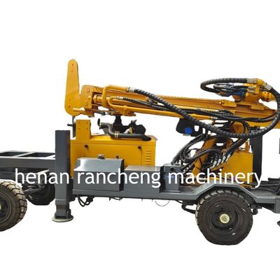 220m bánh xe gắn nước giếng khoan giếng với 1.4m cao chân thủy lực
